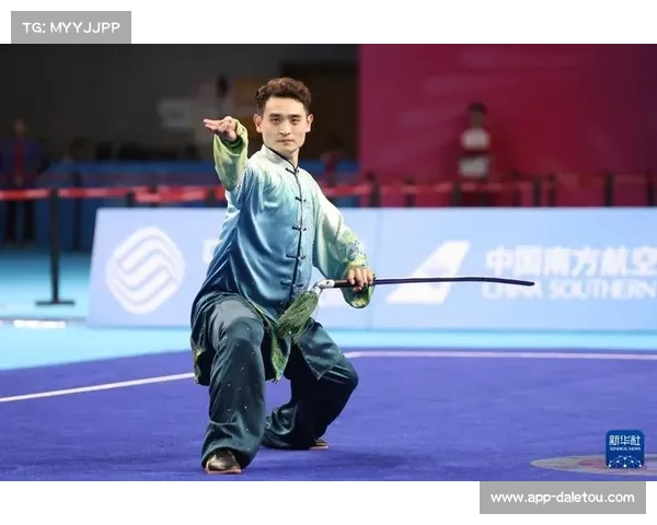 刘德文太极剑舞动全场,为山东代表团摘得武术套路历史首金